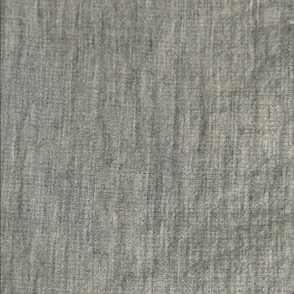 West Elm Pleated Grid Heather Gray King/Cal King Duvet/Sham